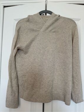 Vince knit Hooded Sweater - Light Beige